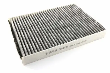Фільтр салону Citroen C5, C6, Peugeot 407, 08-, вугільний SHAFER SAK437