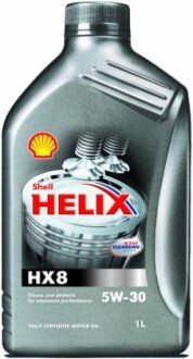 1л Helix HX8 Synthetic 5W-30 олива синт. API SL/CF ACEA A3/B3, A3/B4 MB 229.5 VW502.00, VW505.00 Renault RN0700, RN0710 SHELL 550040535