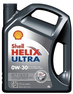 4л Helix Ultra 0W-30 ECT C2/C3 масло синт. ACEA C2/C3 API SN, VW504.00/507.00, MB 229.52/229.51/229.31, Fiat 9.55535-GS1, Porsche C30. SHELL 550042353