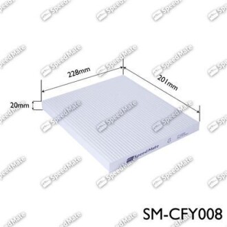 Фільтр салону (SPEEDMATE, Korea) SK SPEEDMATE SM-CFY008