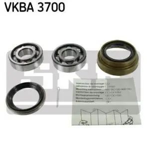 Подшипник колесный SKF VKBA 3700