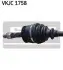 Приводной вал SKF VKJC 1758 (фото 2)