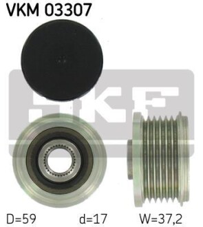 Шків генератора SKF VKM 03307