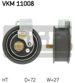 Ролик ременя грм натяжний AUDI/VW A4/A6/200/Passat "1,8L "95-05 SKF VKM 11008