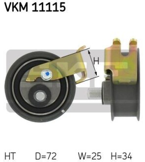 Натяжний ролик SKF VKM 11115