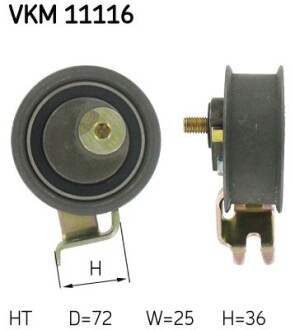 Натяжний ролик SKF VKM 11116