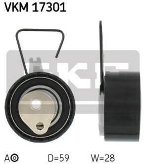 Ролик модуля натяжителя. SKF VKM 17301