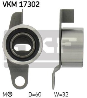 Ролик модуля натяжителя. SKF VKM 17302