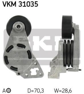 Натяжний ролик SKF VKM 31035