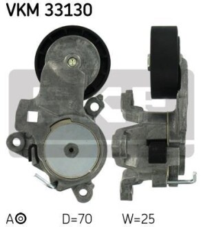 Роликовый модуль натяжителя. SKF VKM 33130