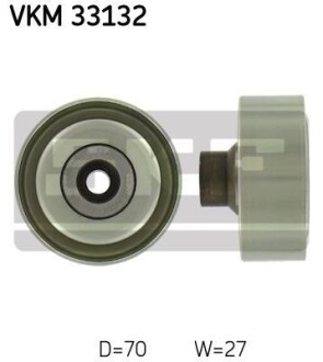 Ролик модуля натяжителя. SKF VKM 33132