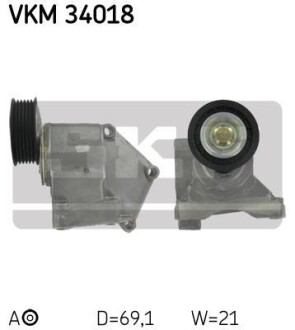 Натяжной ролик SKF VKM 34018