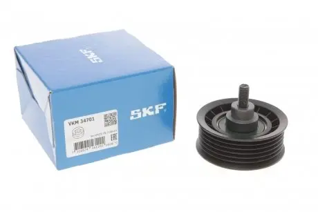 Паразитный/проводящий ролик, поликлиновый ремень. SKF VKM 34701