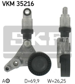 Роликовый модуль натяжителя. SKF VKM 35216