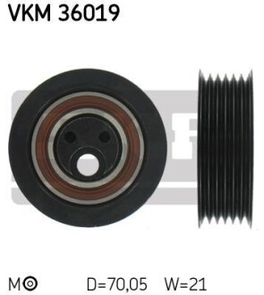 Ролик натяжний RENAULT Laguna "2,2L "93-01 SKF VKM36019