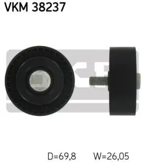 Ролик модуля натягувача ременя SKF VKM 38237