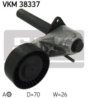 Ролик модуля натяжителя. SKF VKM 38337