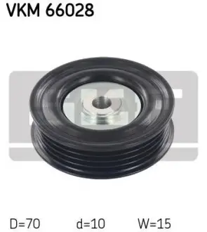 Ролик модуля натяжителя. SKF VKM 66028