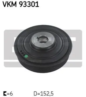 Шків колінчастого валу SKF VKM93301