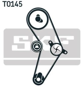 Комплект (ремінь+ролики) SKF VKMA 02209