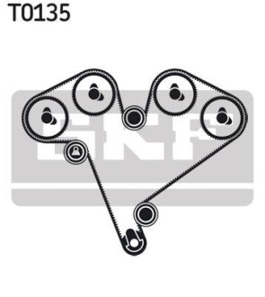 Ремкомплект ГРМ OPEL VECTRA C 3.2 SKF VKMA 05502