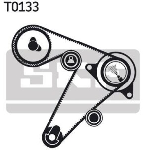 Комплект ремня ГРМ (Выр-во) SKF VKMA 06501