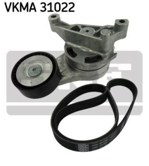 Роликовый модуль натяжителя ремня (ролик, ремень) SKF VKMA 31022