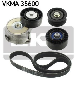 Роликовый модуль натяжителя ремня (ролик, ремень) SKF VKMA 35600