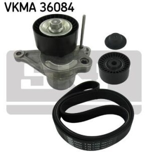 Роликовый модуль натяжителя ремня (ролик, ремень) SKF VKMA 36084