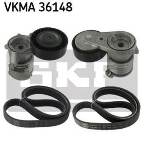 Комплект (ремень+ролики) SKF VKMA 36148