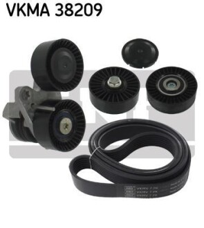 Комплект (ремень+ролики) SKF VKMA 38209