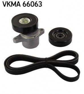 Комплект (ремень+ролики) SKF VKMA 66063