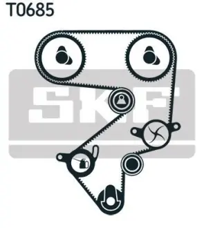 Комплект (ремінь+ролики) SKF VKMA 91013