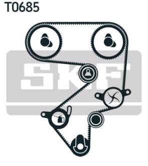 Комплект (ремень+ролики) SKF VKMA 91021