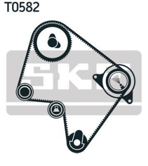 Комплект (ремінь+ролики) SKF VKMA 96010