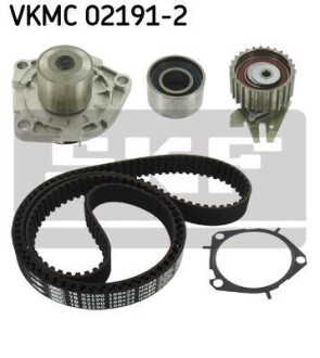 Комплект (ремінь+ролик+помпа) SKF VKMC 02191-2