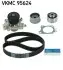 SKF MITSUBISHI К-кт. ГРМ (ремінь + 2 ролика+помпа) CARISMA -06, SPACE STAR -04, VOLVO S40 I VKMC 95624