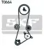 Комплект (ремень+ролик+насос) SKF VKMC 95660-2 (фото 1)