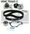 Комплект (ремень+ролик+насос) SKF VKMC 95660-2 (фото 2)