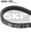 Дорожній ремінь SKF VKMV 3PK740 (фото 1)