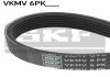 Ремінь поліклиновий 6PK1025 SKF VKMV 6PK1025 (фото 1)