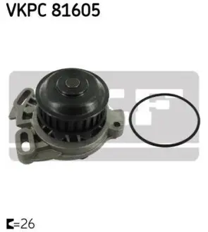 Фото 1 - водяной насос SKF VKPC 81605 Водяной насос SKF VKPC 81605 (фото 1)