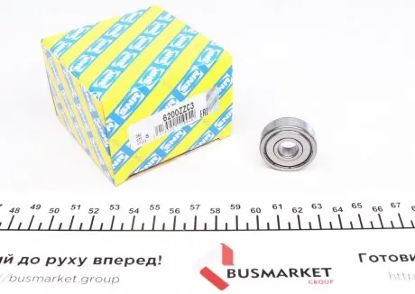 Підшипник (10x30x9) SNR NTN 6200.ZZ C3