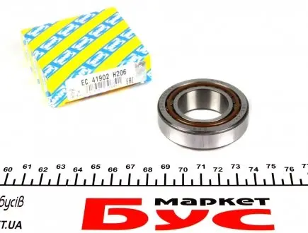 Підшипник КПП Renault Quashqai/ Tiida/ Clio/ Megane/ Laguna 03- (30x55x17.05) втор. вал, TL4 SNR NTN EC 41902 H206