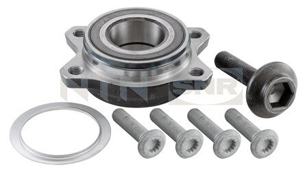 Подшипник ступицы (передней) Audi A6 04-11 (+ABS) SNR NTN R157.45