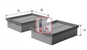 Фильтр воздушный MB E-class (W212)/S-class (W220/W221) 98-13 (M112/113/M272/273) (к-кт 2шт) SOFIMA S 3531 A