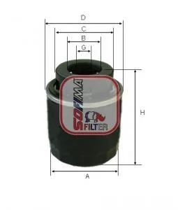 Фільтр оливи SOFIMA S 3573 R