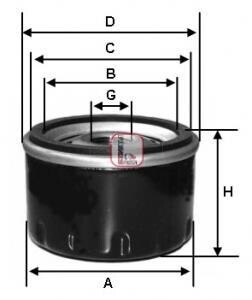 Фільтр масляний ALFA/FIAT/LANCIA "1,0-2,5 "85-94 SOFIMA S4210R