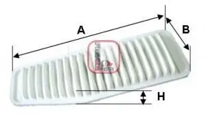 Фильтр воздушный Toyota Rav4 2.0 4WD/2.4 06-13/Camry 3.5 06-14 SOFIMA S 4822 A