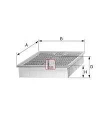 Фільтр повітряний (СПЕЦВИКУП) SOFIMA S 8230 A